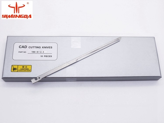 Auto-Cutter-Klingenmesser aus legiertem Stahl, 186 x 8 x 2,3 mm, für Shima Seiki/Yin-Cutter